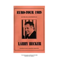Euro-Tour 1989 by Larry Becker