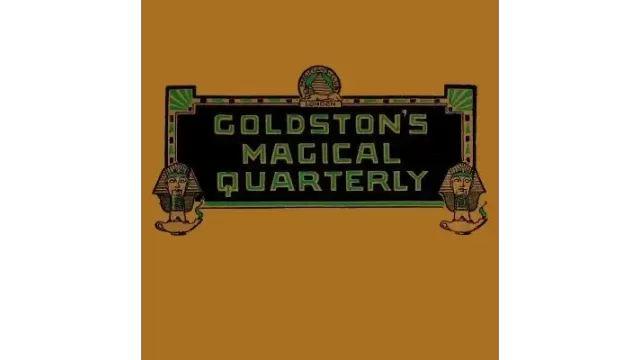 GoldstonS Magical Quarterly (1934 - 1940) by Will Goldston