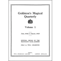 Goldston'S Magical Quarterly Volume 1 (Jun 1934 by Will Goldston