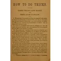 How To Do Tricks by A. Anderson