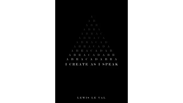 I Create As I Speak by Lewis Leval