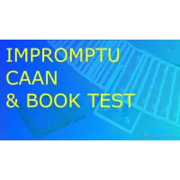 Impromptu Caan And Book Test by Sujat Mukherjee