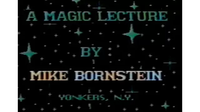 Lecture #1 (At Sam Assemply 194, 17 May 1989) by Mike Bornstein