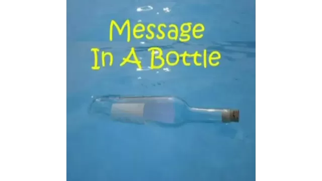 Message In A Bottle by Tom Yurasits