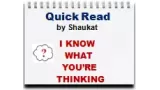 Quick Read by Shaukat