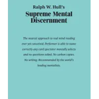 Supreme Mental Discernment by Ralph W. Hull