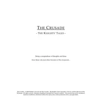 The Crusade Supplement - The Knights' Tales by Atlas Brookings