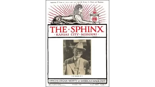 The Sphinx Volume 27 (Mar 1928 - Feb 1929) by Albert M. Wilson