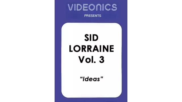 Vol 3 (Ideas) by Sid Lorraine