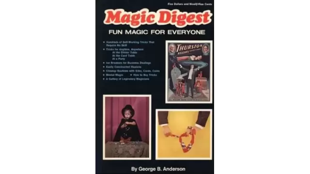 George B. Anderson Magic Digest - Magic Ebooks