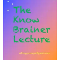 Mike Breggar - TMF Lecture Live (01-06-2024) The KNOW BRAINER LECTURE (video)