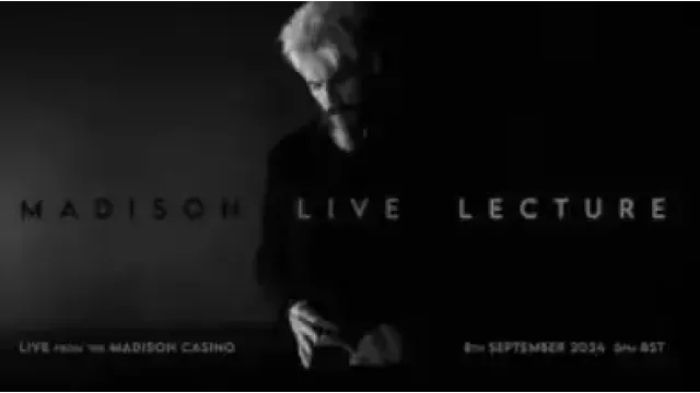 Daniel Madison - MADISON LIVE LECTURE Recording (8th September 2024) - Card Tricks