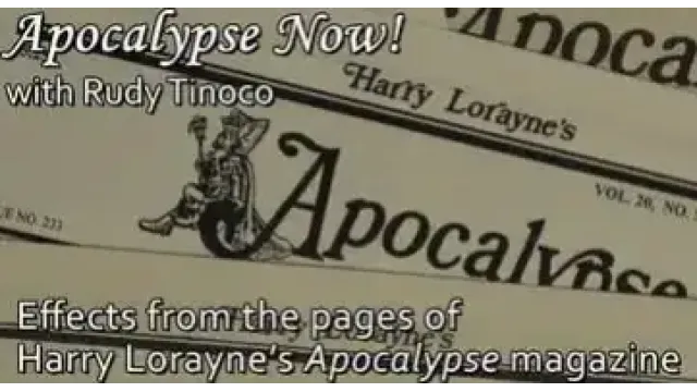 Apocalypse Now! by Rudy Tinoco (Season 6 , Instant Download ) - Magic DVDs