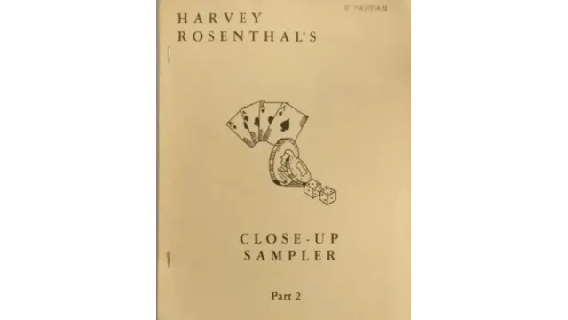Harvey Rosenthal - Close-Up Sampler (Part 2) - Magic Ebooks