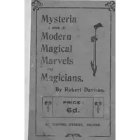 Robert Davison - Mysteria, a book of modern magical marvels for magicians