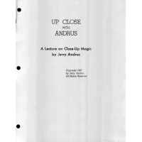 Jerry Andrus - Up Close With Andrus, a lecture on close-up magic