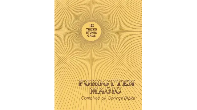 George Blake - Forgotten Magic - Magic Ebooks