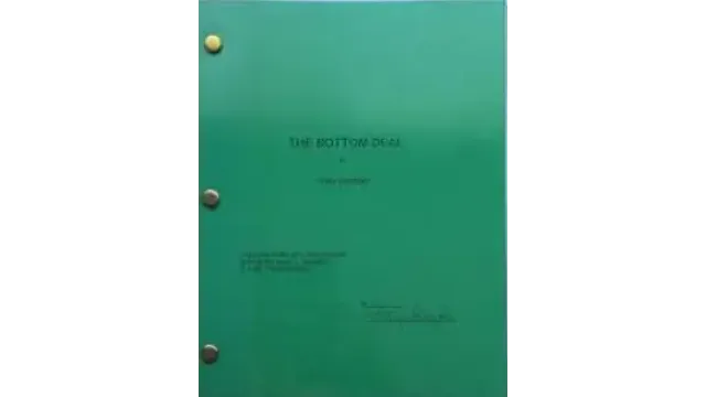 Tony Giorgio - The Bottom Deal - Magic Ebooks