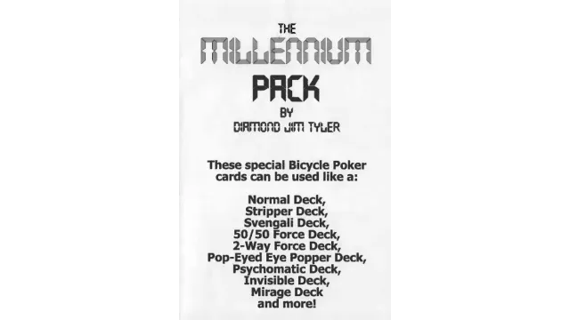Diamond Jim Tyler - The Millenium Pack (Booklet) - Magic Ebooks
