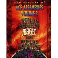 World's Greatest Magic - Ace Assemblies Vol 3