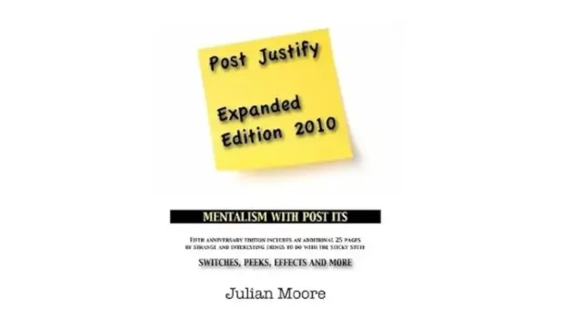 Julian Moore - Post Justify Mentalism With Post-It Notes (2010) - Magic Ebooks
