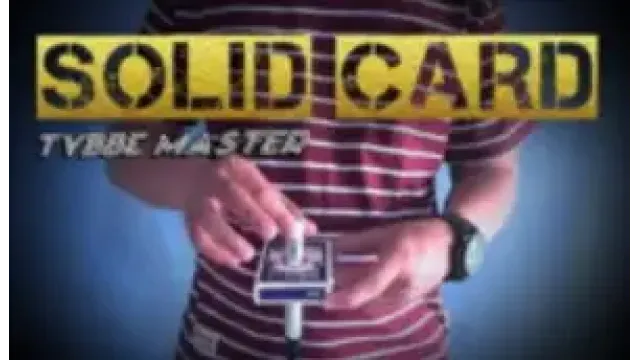 Tybbe Master - Solid Card - Card Tricks