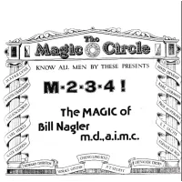 Bill Nagler - M-2-3-4 ! The Magic of Bill Nagler