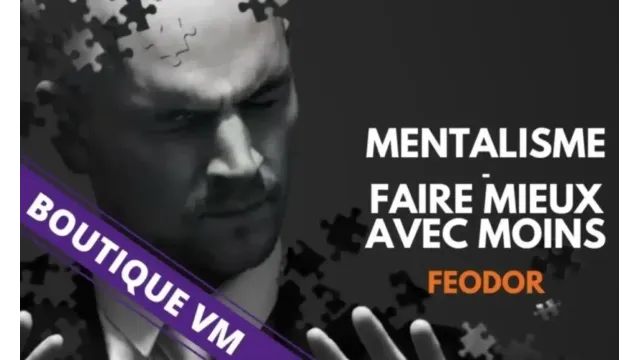 Doing More with Less by Pierre Onfroy (French) - Mentalism
